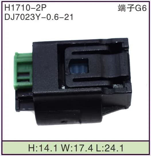 20 pieces 61138365340 Electric connector AUTO PART For all CONNETTORI AUTO Mini 2 pin series