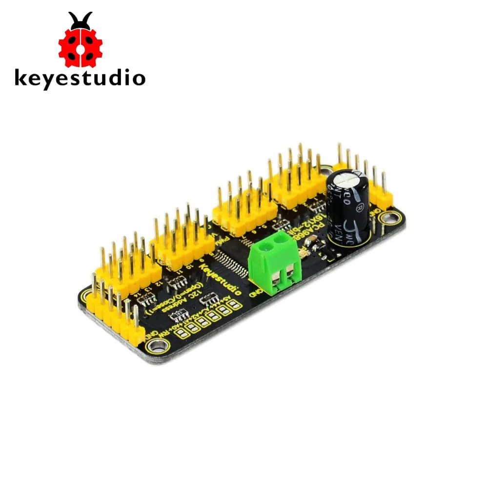 Interfaccia PCA9685 di PWM-12C del bordo del servoazionamento di Keyestudio 16-Channel per Arduino / Raspberry Pi