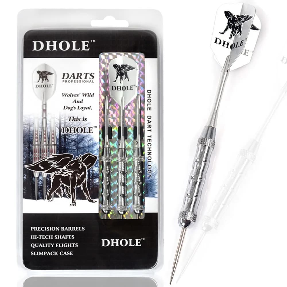 CUESOUL DHOLE Serie Freccette con punta in ottone e acciaio con 21/24/25/grammi Barili per freccette Aste per freccette Voli DHOL-F1105