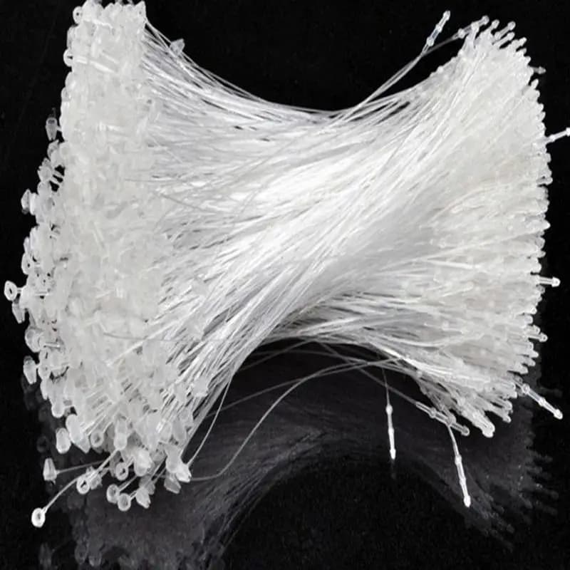 1000 pz/lotto 3 pollici pezzi Snap Lock Pins Loop cartellino del prezzo chiusura fascette in plastica fascette per indumenti infilate cartellini dei prezzi
