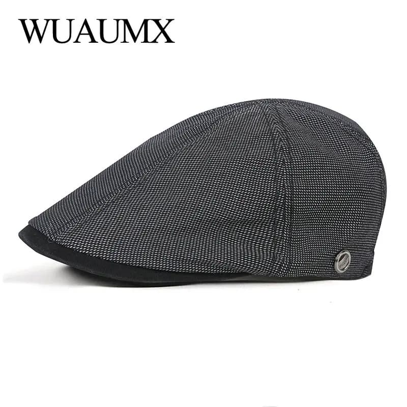 Berretti da uomo casual di marca primavera estate cappelli da donna berretti da strillone Cabbie Duckbill Ivy cappello piatto berretti a spina di pesce regolabili