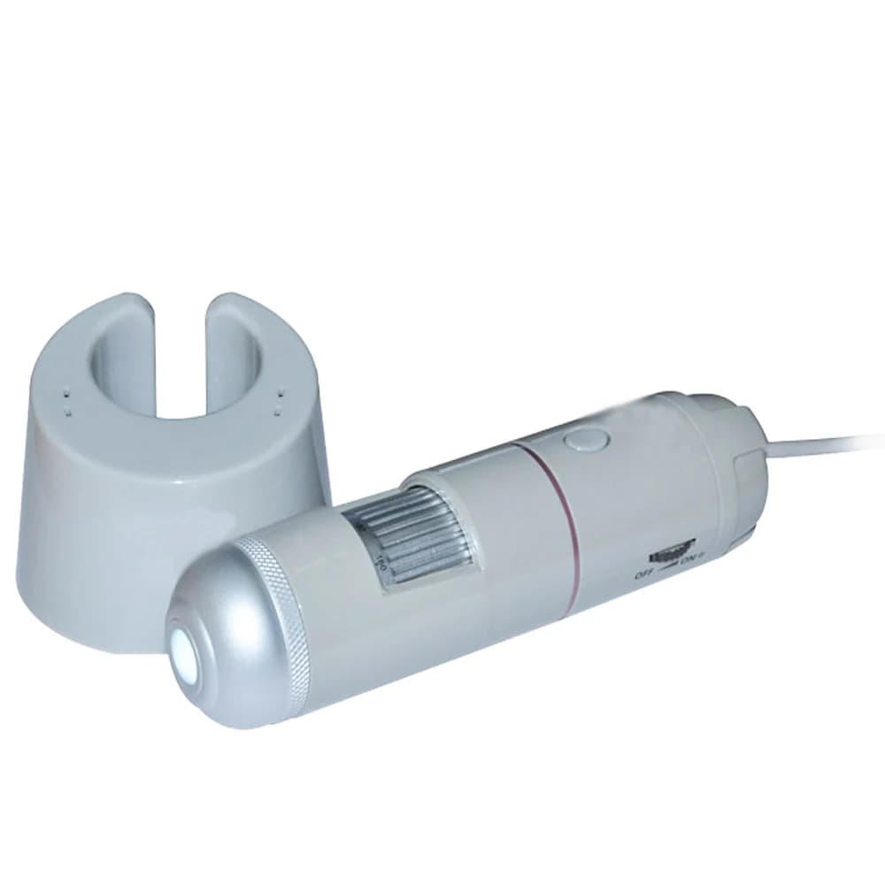 5X-200X Lente di Ingrandimento 8LED USB HD Digitale di Capelli Del Cuoio Capelluto Microscopio Rivelatore Pelle Analizzatore Della Pelle OTG Della Macchina Fotografica con Base
