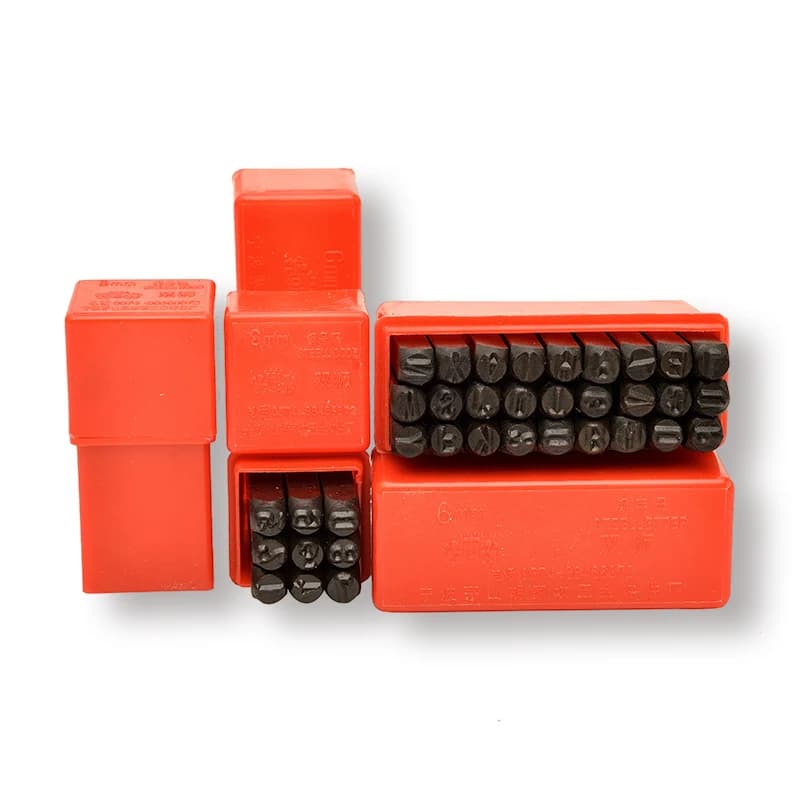 3mm Acciaio Inox Lettera Timbro Numero di Timbro Punch Set Metallo Temprato In Acciaio In Pelle di Legno Numero di Cuoio Strumento Pugno Mestiere Timbro