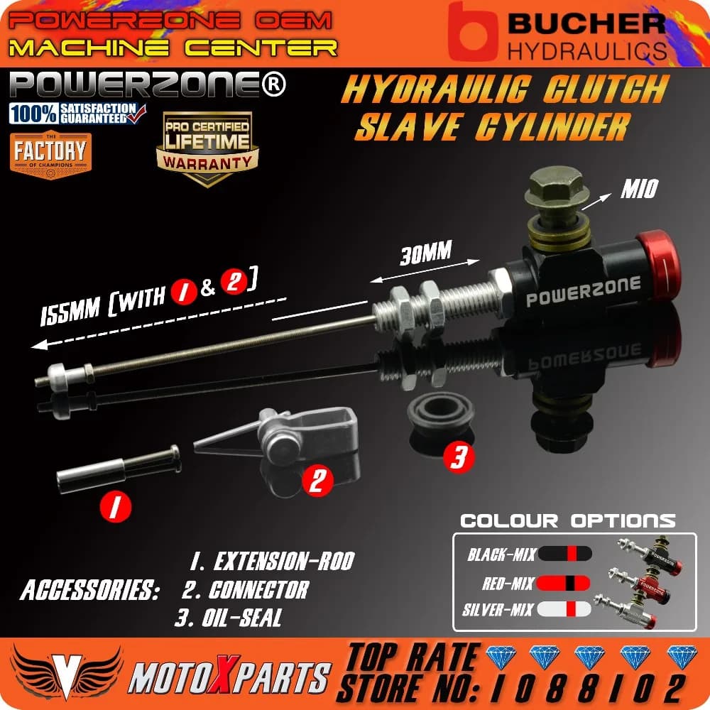 Tirante di conversione del cilindro secondario della frizione idraulica per KTM CBR CB CG YBR GS GN125 250 300 400 650 1000CC