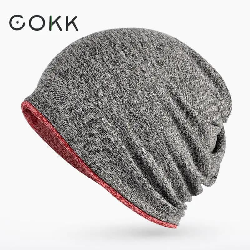 COKK Autunno Gorros Cappelli di Inverno Per Le Donne Degli Uomini Mens Skullies Berretti Turbante Del Cappello Femminile Cappuccio Maschio Cofano Chapeu Masculino