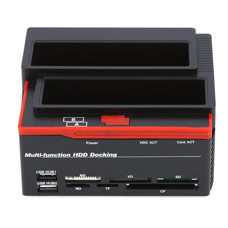 Multifunzione 2.5/3.5 "SATA IDE HDD Docking Station Clone USB 2.0 HUB