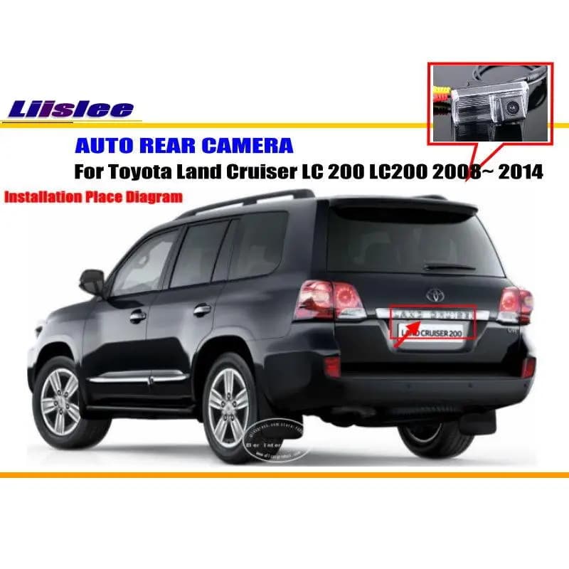 Telecamera di Retromarcia per Toyota Land Cruiser LC 200 Senza Ruota di Scorta sul Portellone Posteriore, Accessori per Parcheggio e Visione Posteriore