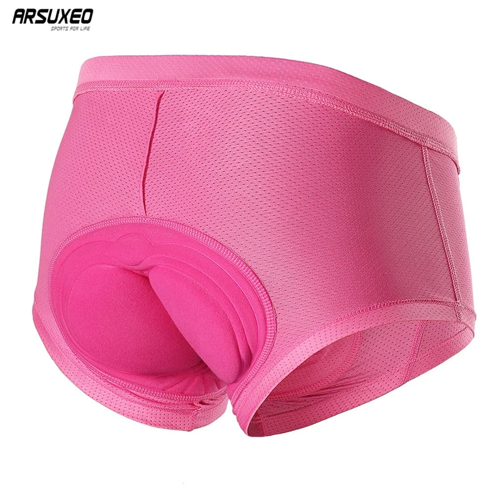 ARSUXEO women's cycling shorts Gel 3D padded MTB Mountain Bike cycling bike cycling underwear compression breathable 4 colors U01