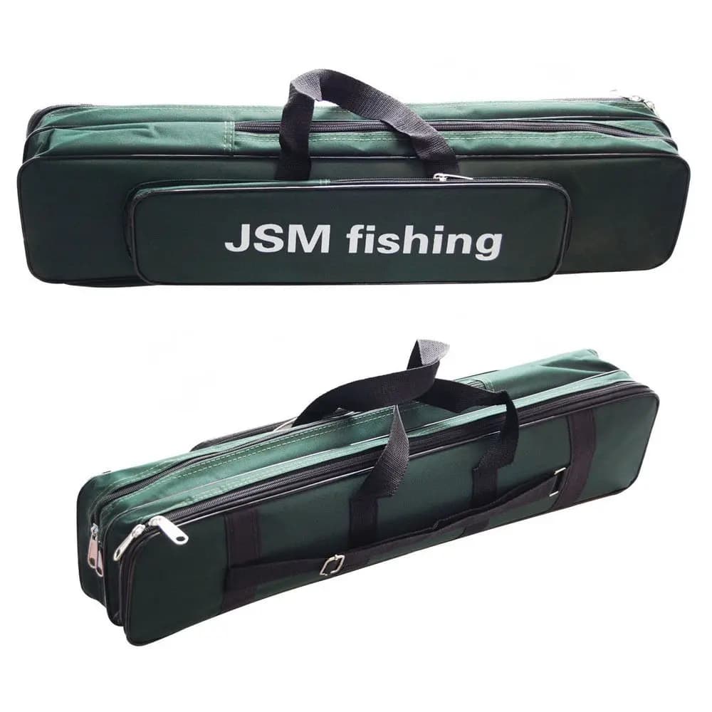 Shaddock Fishing Portable 2 Road Nylon Green Fishing Bag Canna Bag Fishing Case Fishing Tools Bag