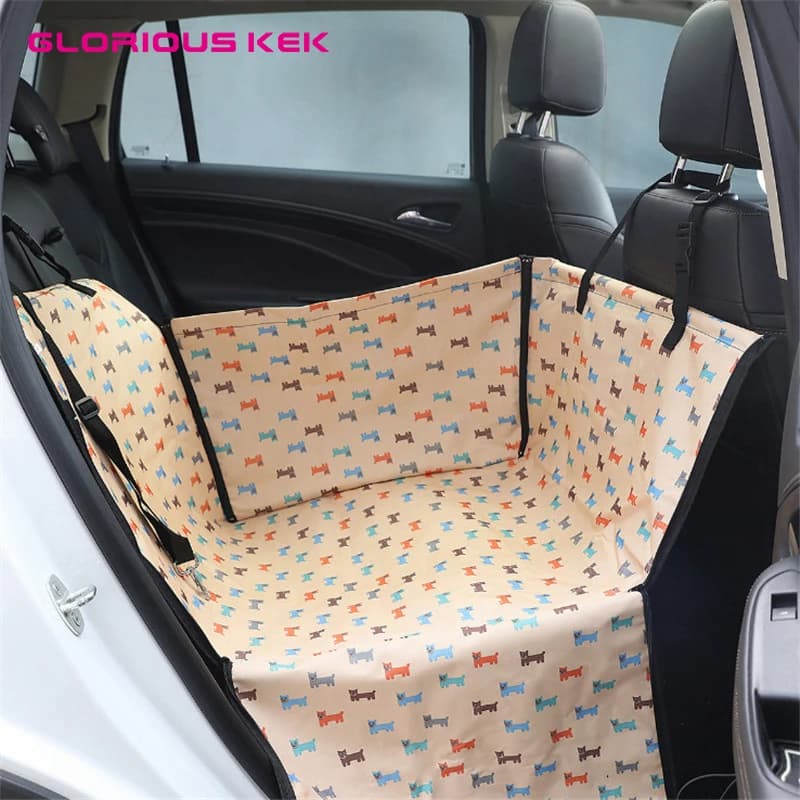GLORIOUS KEK Dog Car Seat Coperture Forte Impermeabile Pet Seggiolino Auto Amaca per le Piccole e Medie Cani Pet Auto Zerbino Protezione dropshipping