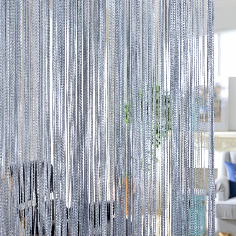 Solid Color Curtains White Stripes White Grey Classic Line Window Tent Window Tent Window Divider for Decorative Door