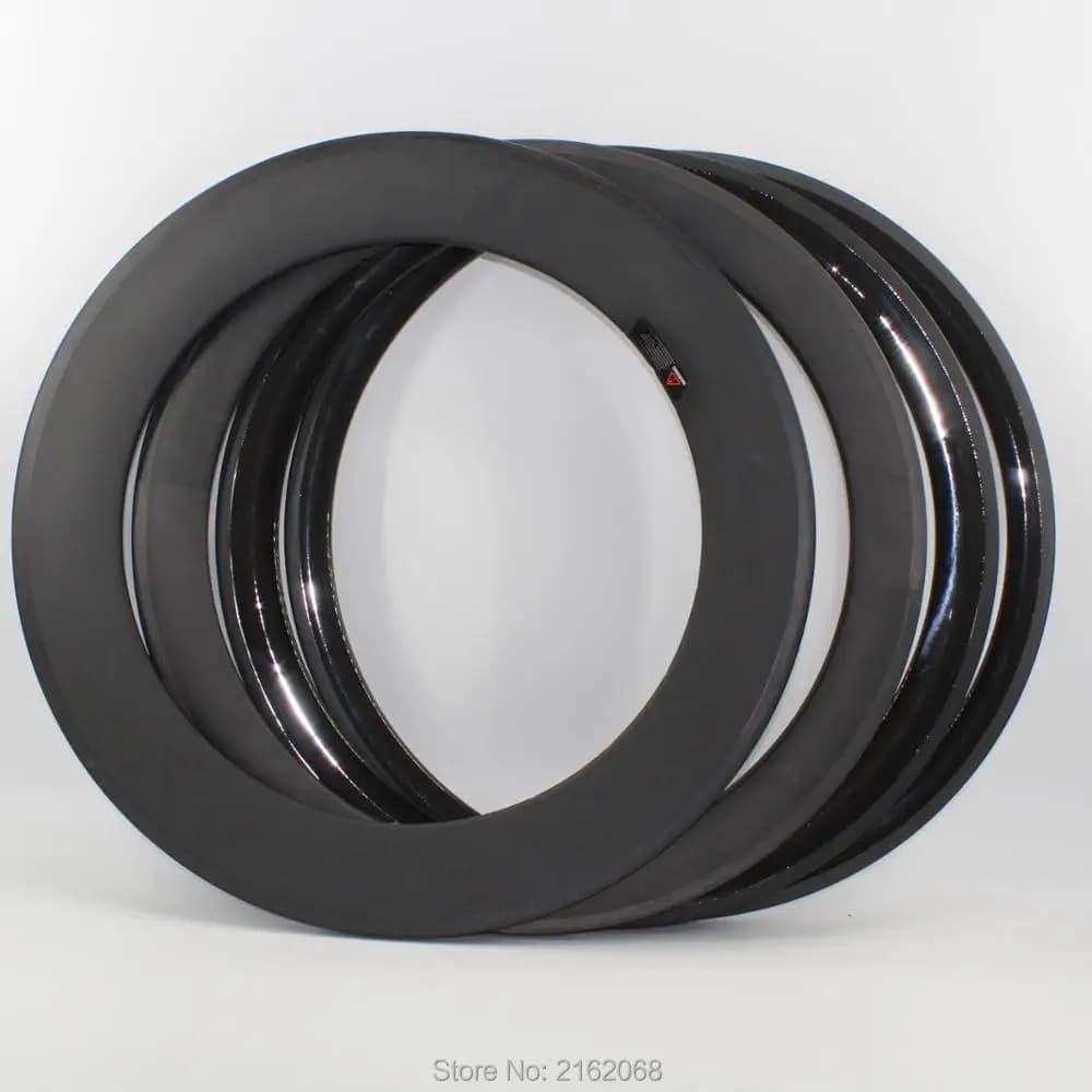 Brand New 700C 38 50 60 88mm copertoncino cerchi bici da strada 3K UD 12K T800 ruote per bicicletta full in fibra di carbonio cerchi in carbonio 23 25mm larghezza