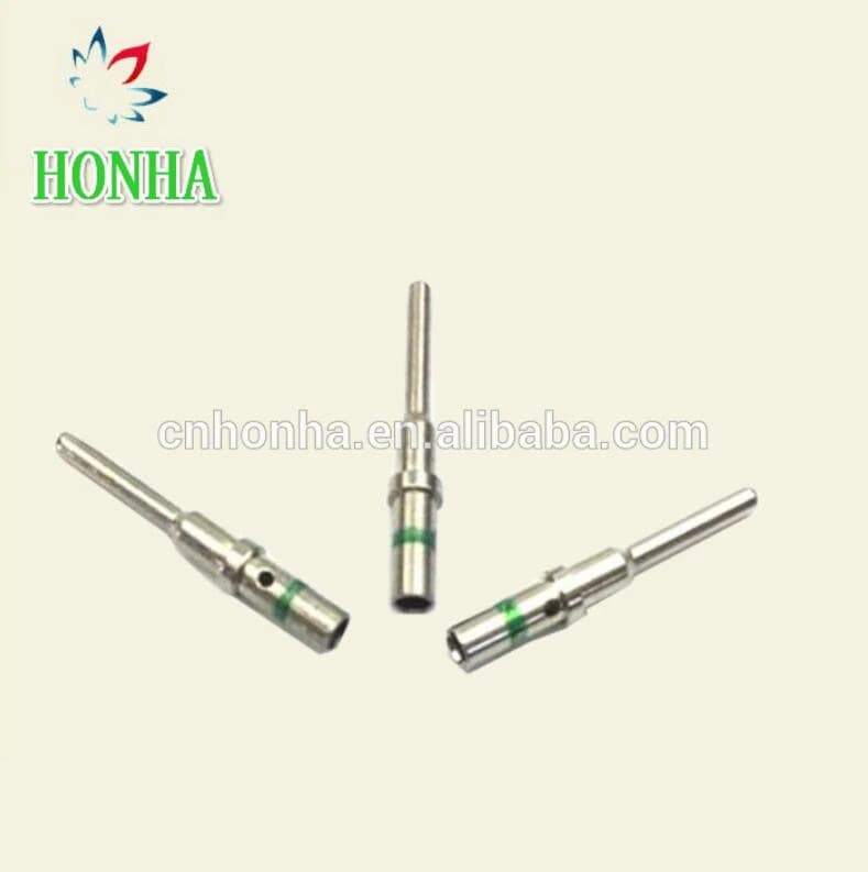 20/200/400/500 pcs DT 0460-215-16141 automotive solid male terminal connector with green strip for 14-16AWG wire size