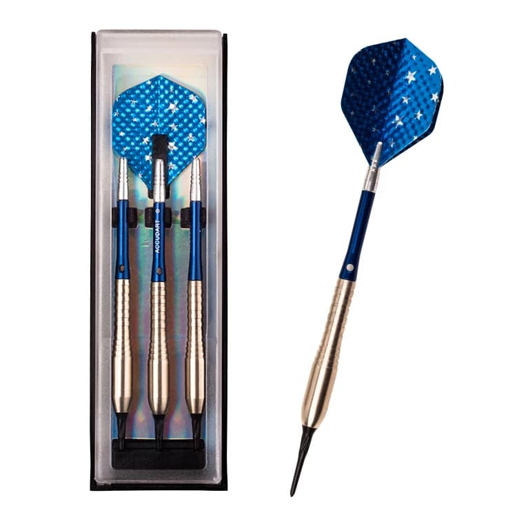 New High quality 18g steel, copper, aluminum shaft Soft tip darts toys 3 pcs/set/ CASE BOX, free shipping