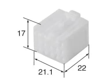 Non-sealed 13 pin automatic connector 6240-5175 instead of SUMITOMO