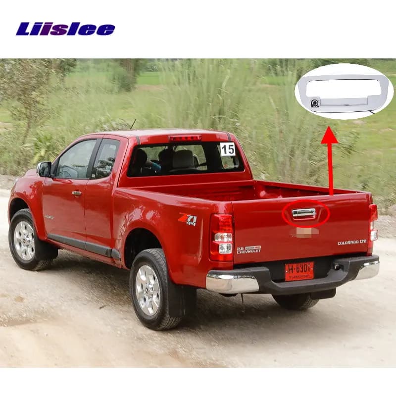 Telecamera posteriore per pickup Chevrolet Colorado 2011-2015, accessori per parcheggio e retromarcia.