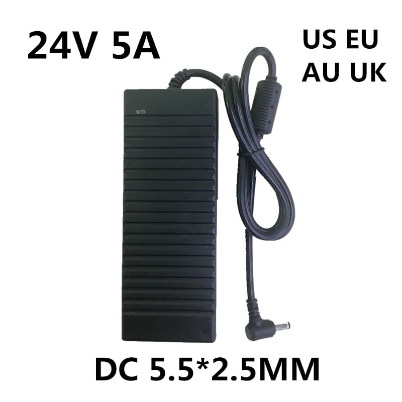 Amplificatore 24V Adattatore di Alimentazione AC100-240V Per DC24V 4.5A 5A Alimentazione Per TPA3116 TPA3116D2 TDA7498E Amplificatore di Potenza Spina di UE