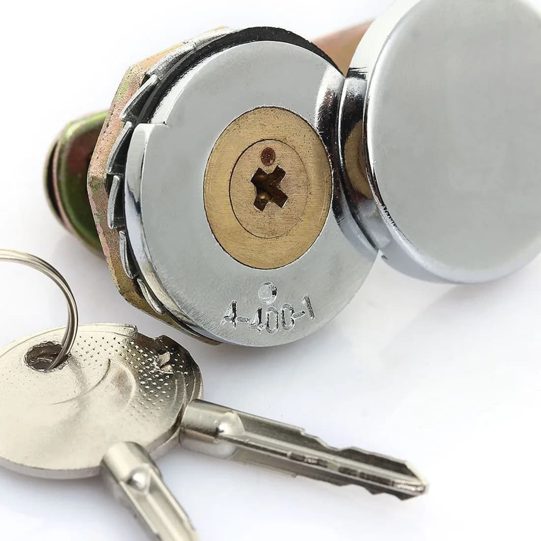 Serratura di alta qualità Utile lucchetto con serratura a camma fissa per porta di sicurezza Armadietto Cassetta postale Cassetto Armadio camlock 16mm + 2 chiavi
