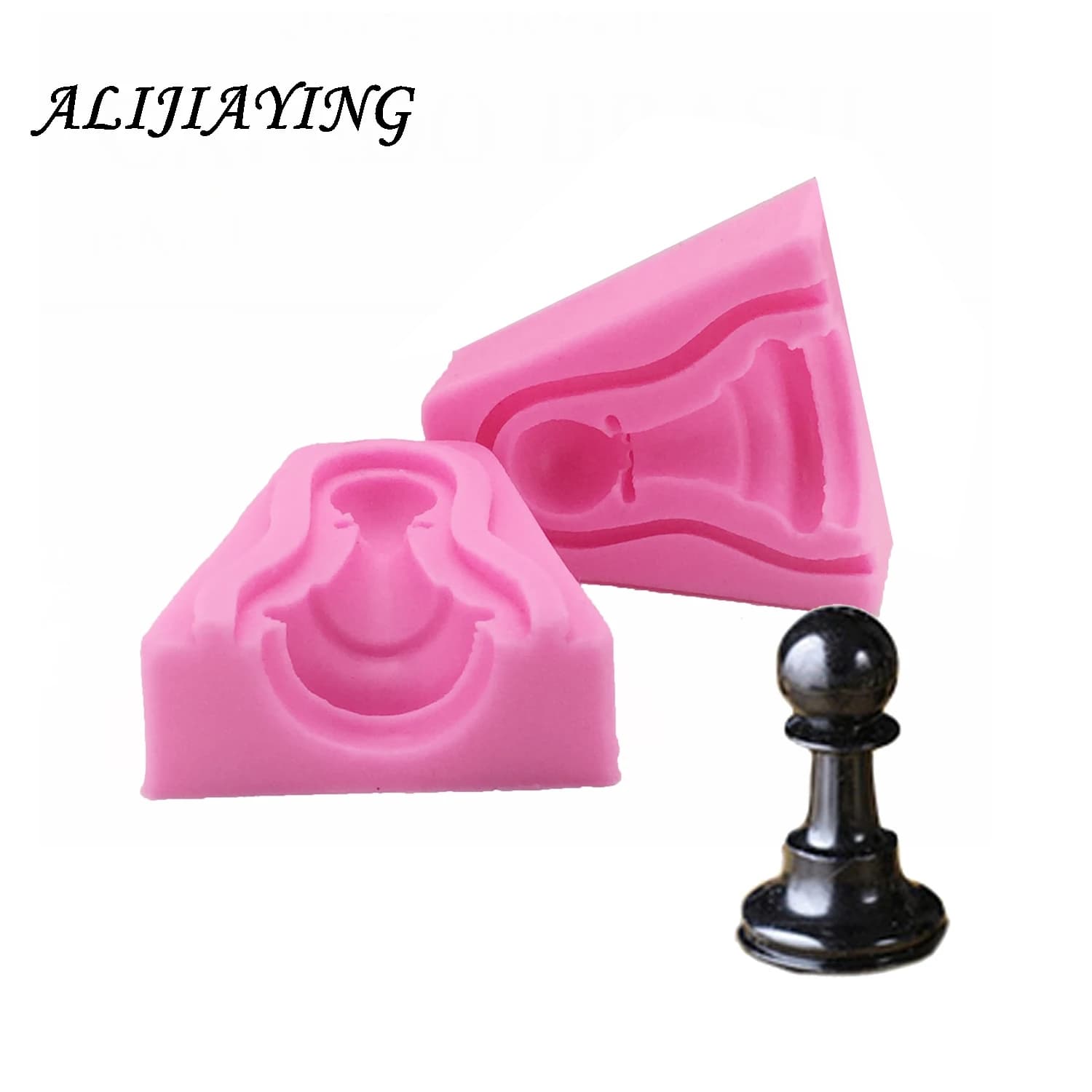 Forma di scacchi internazionale 3D pasticceria cioccolato zucchero sapone fondente stampi in Silicone cucina cottura torta strumenti di decorazione D0762