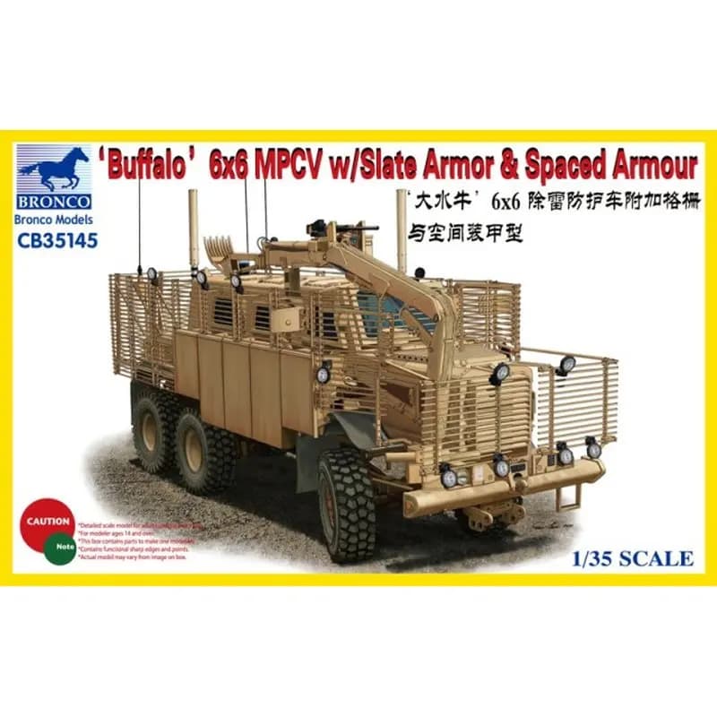 BRONCO CB35145 1/35 "Buffalo" 6x6 MPCV con armatura targa e armatura distanziata