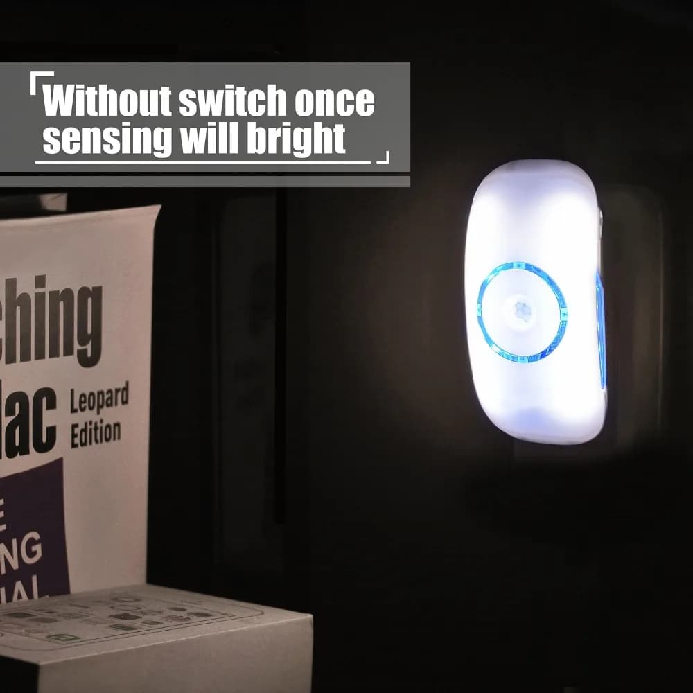 ZEYEILY AC 110-220V Corpo Umano PIR Sensore di Movimento Luce 18 LED Spina UE Luce Notturna Con Sensore di Luce Per Emergenza