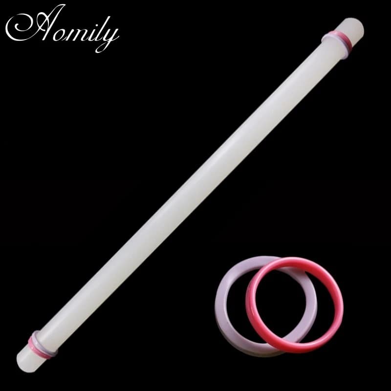 Aomily Allunga 50 cm Antiaderente Mattarello Rullo Torta Fondente Pasta Da Forno Strumenti Per Pizza Dischi Casa Cucina Cottura Pasticceria Strumento