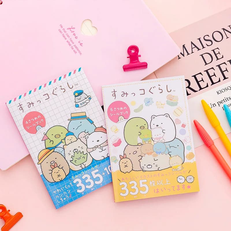 New 335 pcs/pack Kawaii Sumikko Gurashi Book Decorative Stickers Scrapbooking Stick Label Diary Stationery Album