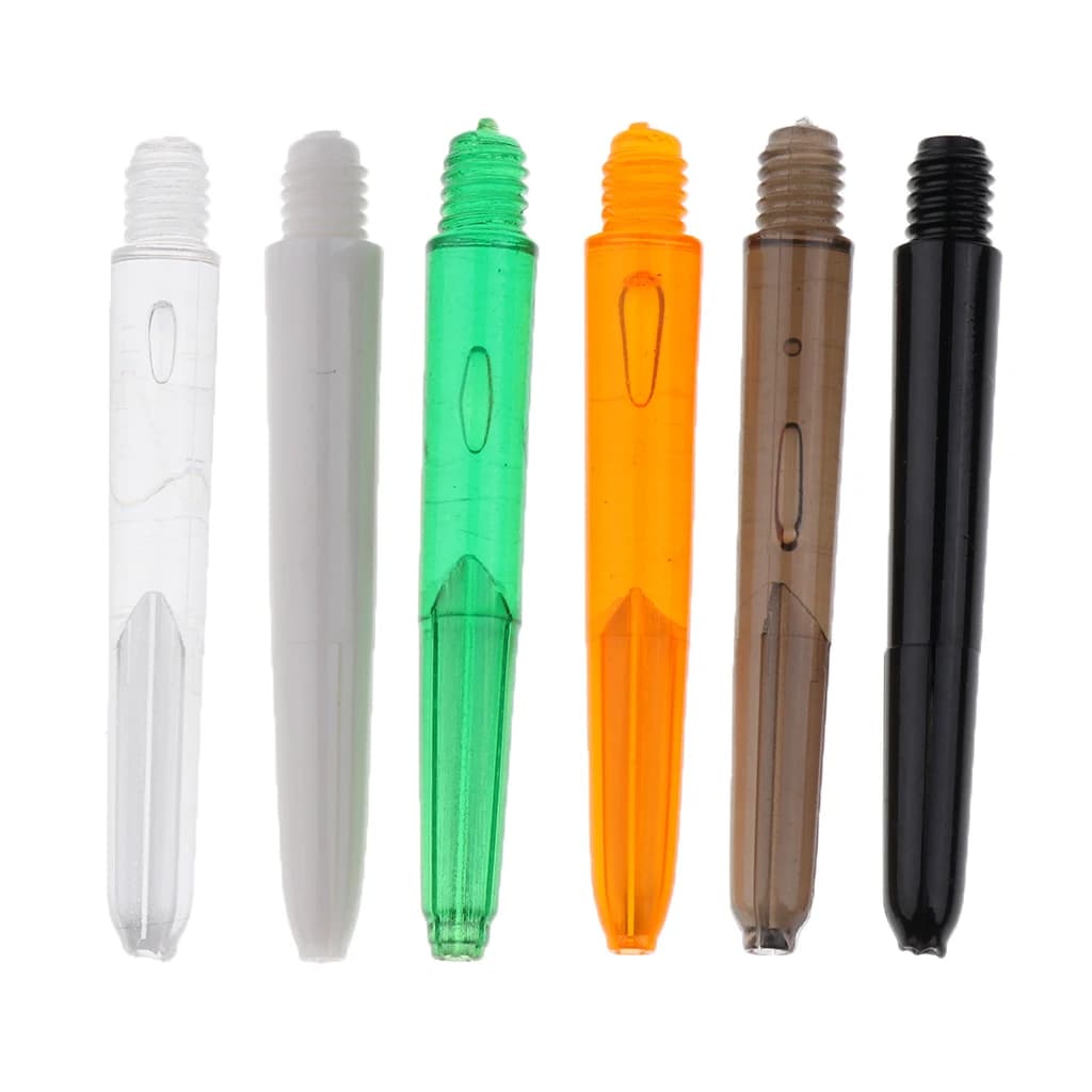 30 pezzi 35mm 2BA filettatura plastica nylon punta morbida aste per freccette steli per freccette colorate diametro filettatura 4,5 mm