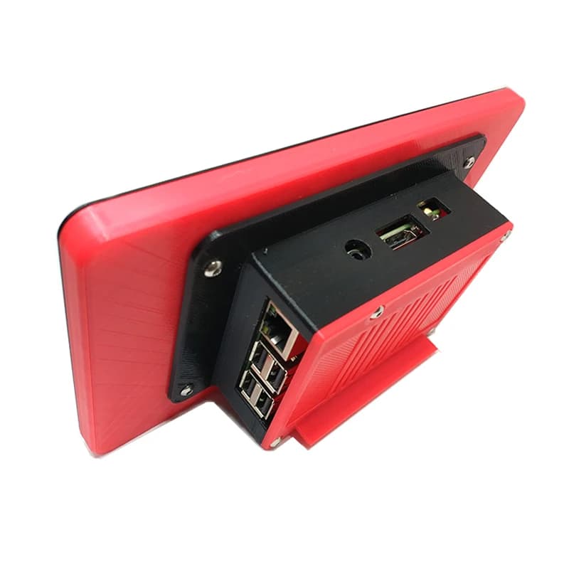 Personalizza la custodia protettiva per touchscreen da 7 pollici Raspberry Pi 3 modello B B + custodia fai da te con stampa 3D