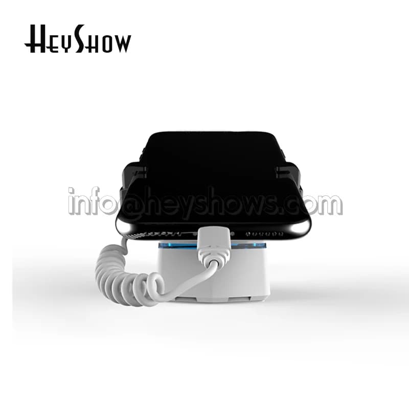 Supporto per allarme antifurto per smartphone Supporto per display per allarme antifurto di sicurezza per telefono cellulare Ricarica con artigli