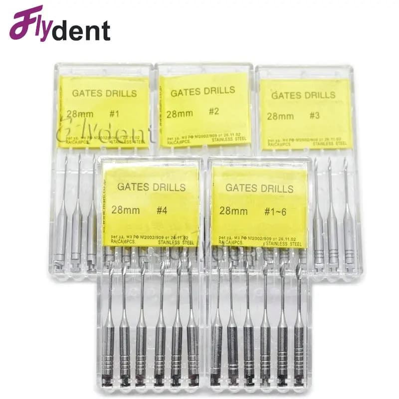 Dentale 28mm Cancelli Glidden Lime endodontiche Alesatori Frese Endo Gate Trapani Materiali per dentisti