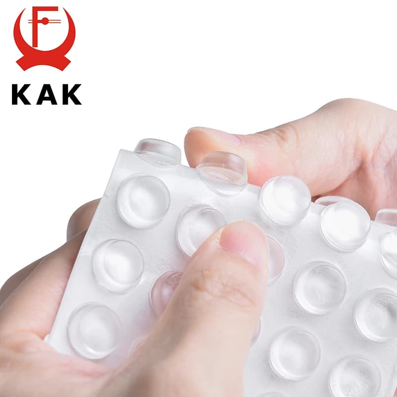 KAK 40 Grani Per 1 pz 12 MILLIMETRI di Diametro 5 MILLIMETRI di Spessore Gomma di Silicone Armadio Da Cucina Porta Pad Autoadesiva Paraurti Arresto Ammortizzatore cuscino