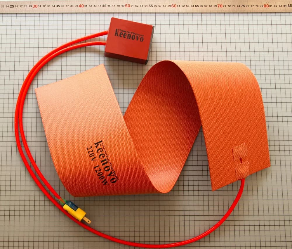 6 "X 36" 1200 w, w/Digitale di Controllo del Termostato, Keenovo Flessibile Del Riscaldatore Del Silicone, chitarra Flessione Laterale Coperta di Calore