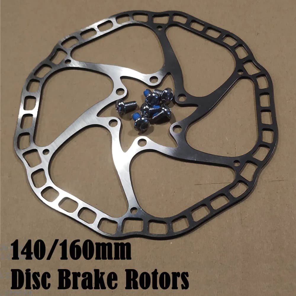 Ultra-leggero Con bulloni Rotori freno a disco idraulici per bicicletta MTB bici da corsa su strada Rotore disco freno 140mm / 160mm 44mm