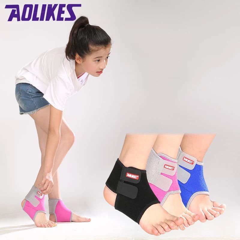 AOLIKES 1 paio cinturino alla caviglia per bambini per ciclismo corsa palestra bambini sport tutore per caviglia supporto protezione protezione ragazzo ragazza tobillera