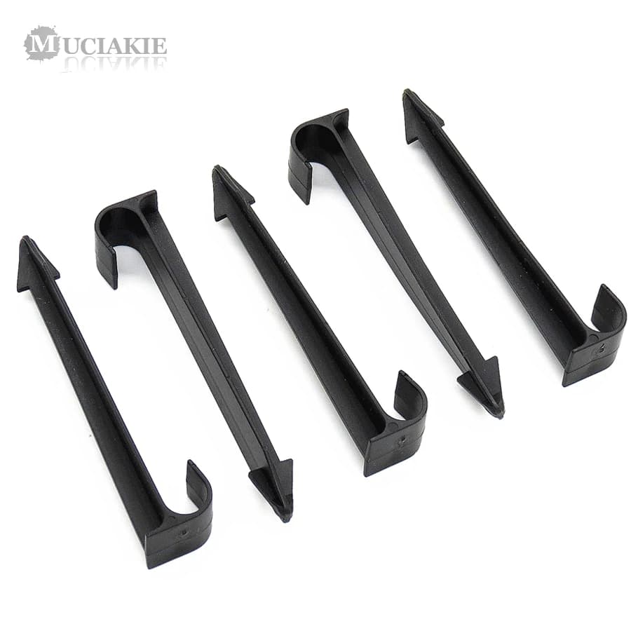 MUCIAKIE 10PCS DN16 C-tipo di Picchetti di Terra per PE Tubo di Irrigazione goccia a goccia Tubo Tubo di Supporto Staffe Connettori per irrigazione giardino