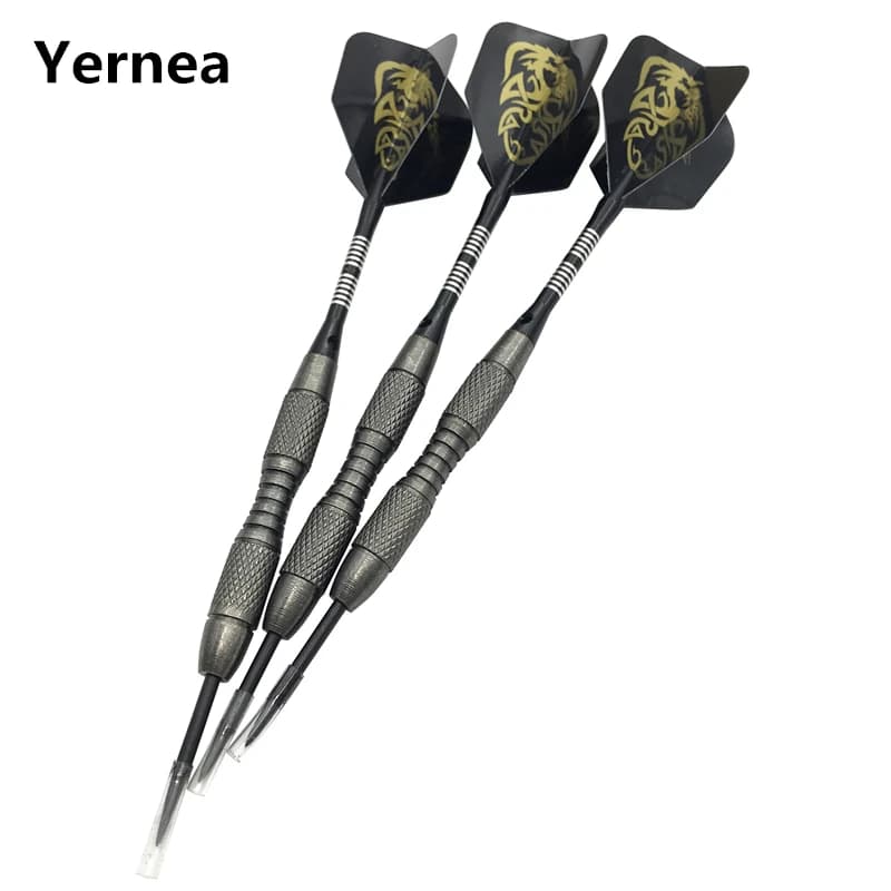 Yernea 3 Pz 20g Professionale Duro Dardo Lunghezza Totale 16 cm Acciaio Tip Freccette Tungsteno Barile Dart Albero di Alluminio freccette Voli