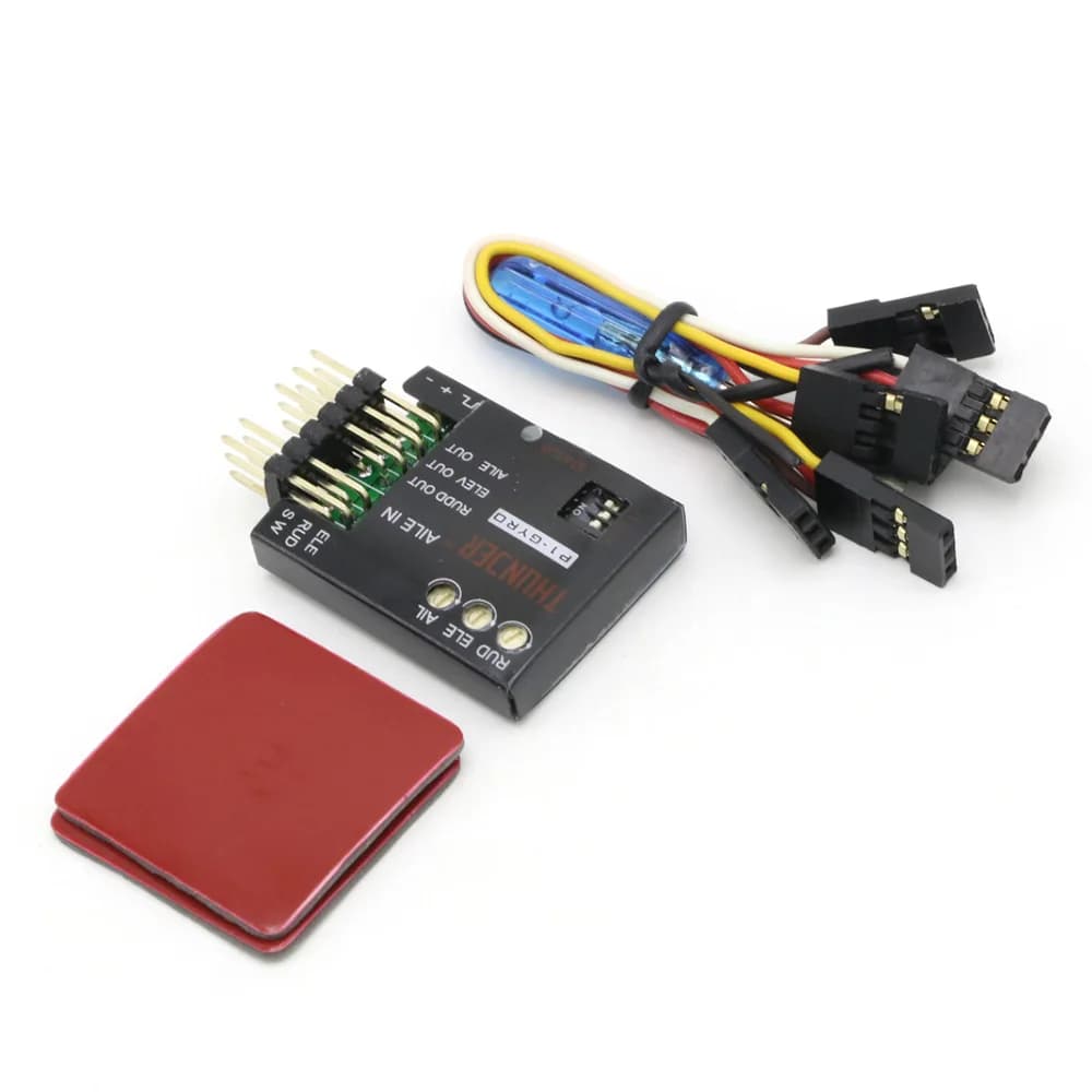 P1-GYRO giroscopio del sistema stabilizzatore del Controller di volo a 3 assi per aereo RC con ala volante fissa Su27 nero