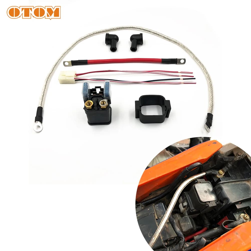 OTOM Starter solenoide relè avviamento moto 58211058000 cavo spina per KTM 200 250 300 400 450 500 EXC 625 SMC 640 DUKE II