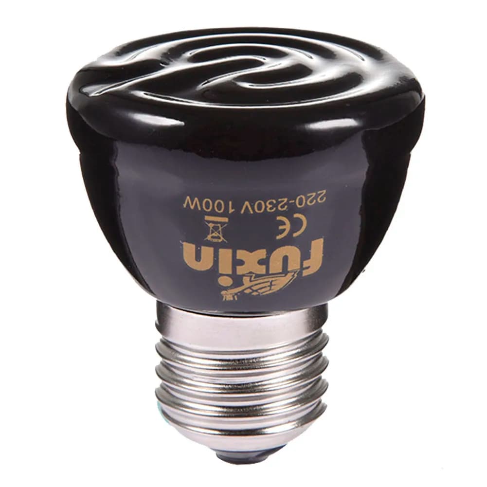 25W 50W 75W 100W 220V Lampada riscaldante per animali domestici a infrarossi lontani in ceramica E27 Portalampada per rettili Pet Forniture per il riscaldamento invernale Nave di goccia