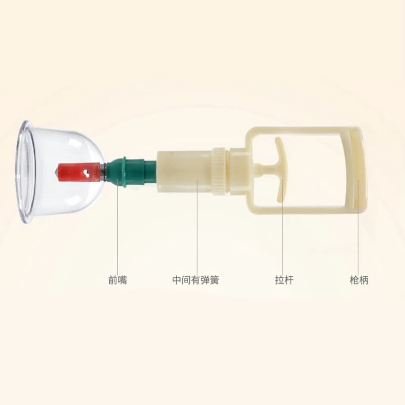 massage gun 6 Cans Cupping Ventosa Terapia For Body Back Home Chinese Medicine Vacuum Thickening Pumping Device Health Therapy