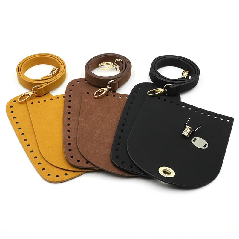 Nuovi accessori per tracolla con manico a tracolla per borse Set di borse in pelle con fondo per borsa con Hardware per borsa fai da te # C