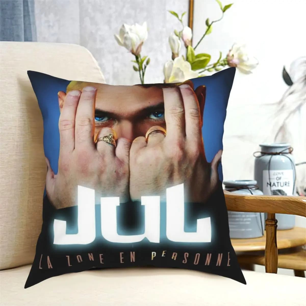 Luglio Piazza Federa Poliestere della Chiusura Lampo Creativo Decorativo Coperture Per Cuscini Divano Fodere Per Cuscini 45*45cm