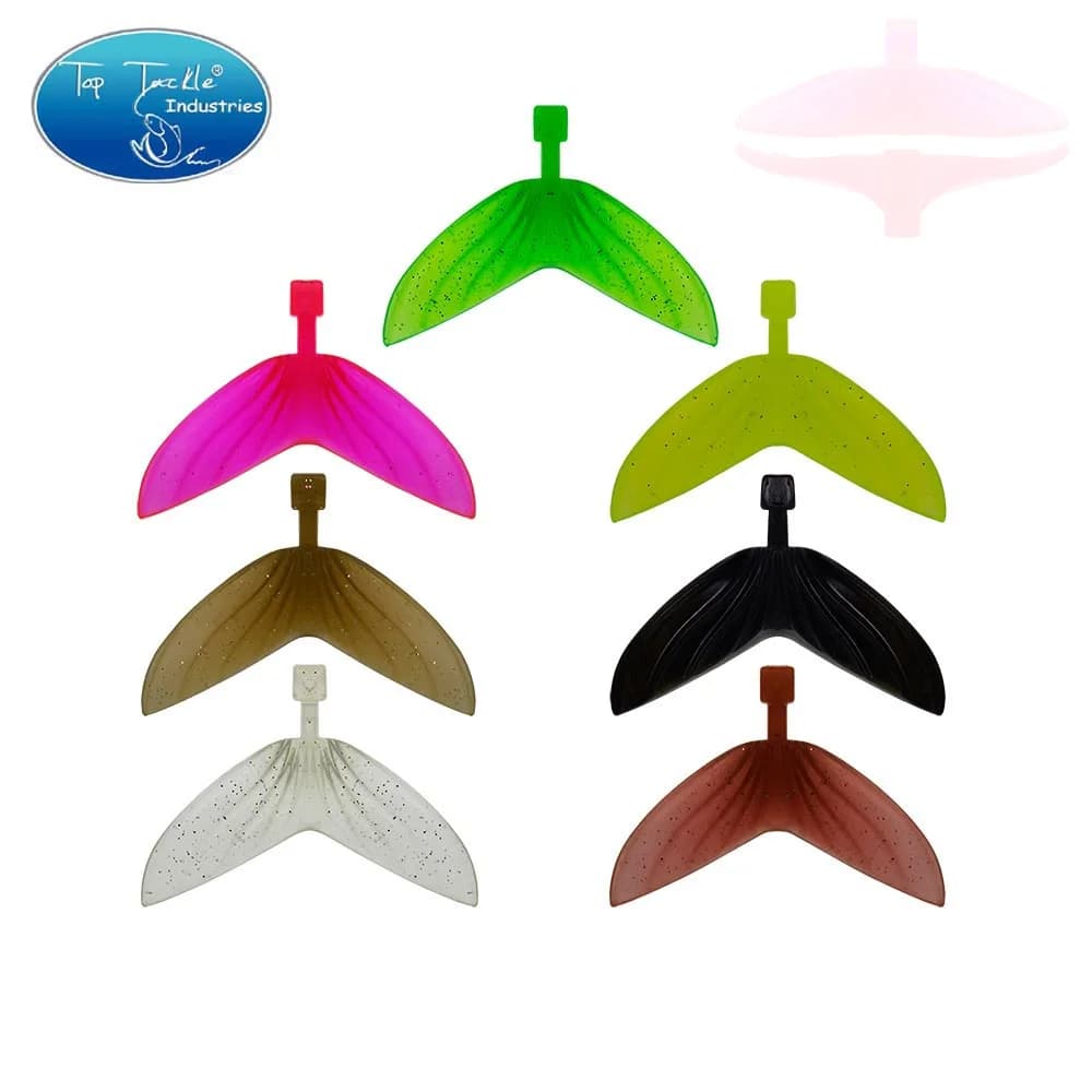 Esca per pesca con esche snodate 135mm/165mm ABS raccordi per coda morbida in PVC con linguetta trasparente