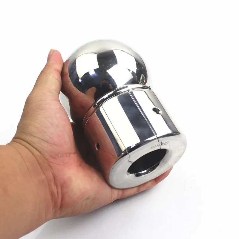 Men's Scrotum Scrotum Pendant Ball Bars Stainless Steel Rings for Penis Bondage Lock testicle cover metal hold sex toys for men BB240
