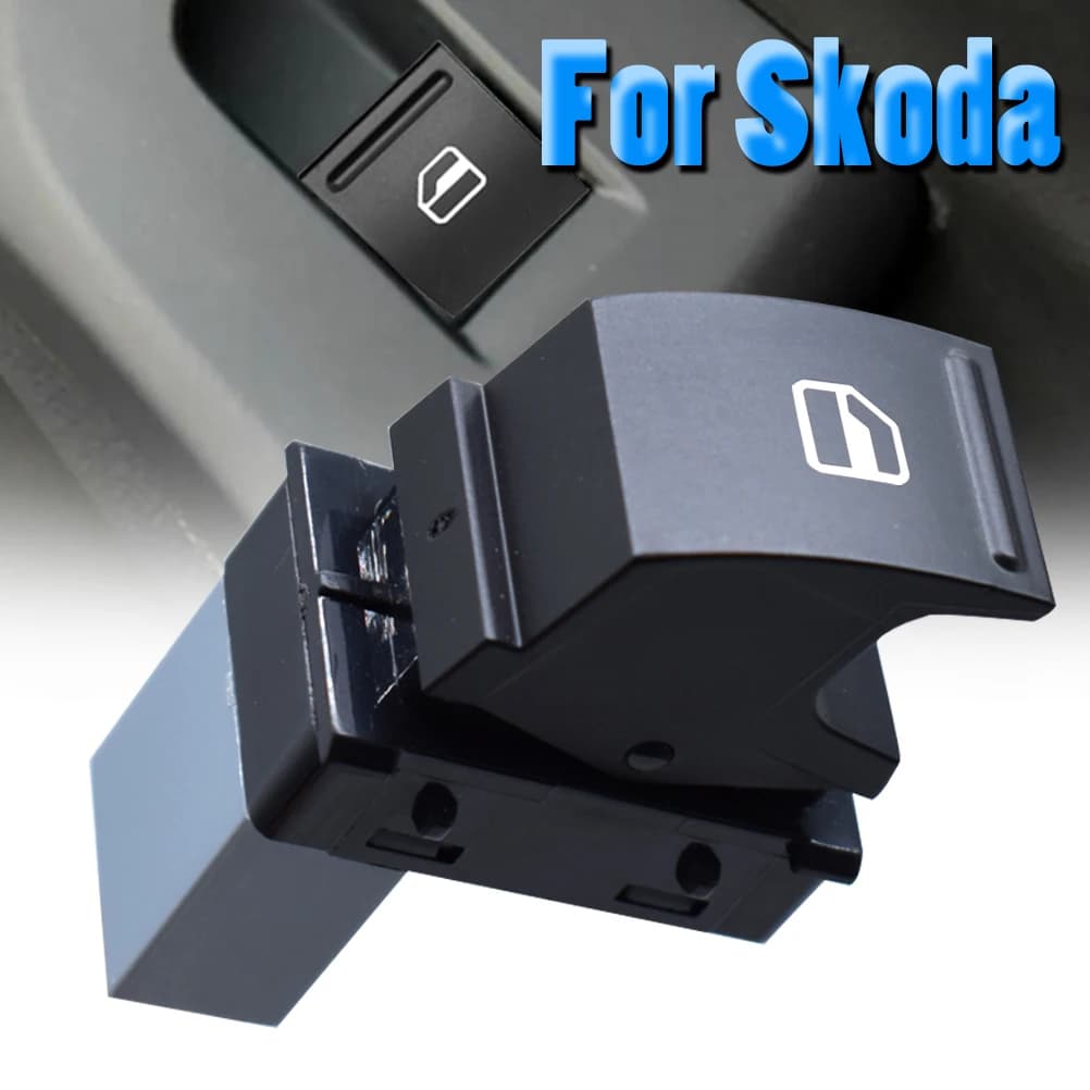 Elettrico Finestra Laterale Interruttore di Alimentazione Pulsante di Controllo Per Skoda Octavia Fabia Mk2 Superb 3T Roomster OE #5J0959855 Auto accessori