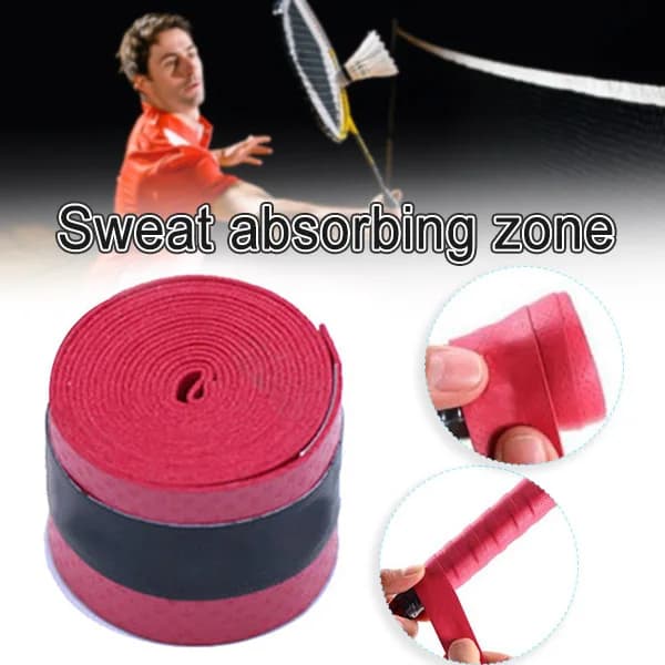 Nastro per impugnatura per racchetta da tennis Impugnatura per badminton antiscivolo Impugnatura per racchetta super assorbente Accessorio per badminton resistente agli urti