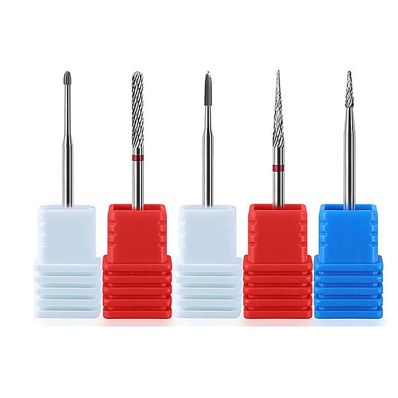 Fresa in metallo duro per Manicure punta per trapano elettrico in ceramica accessori per macchine per unghie accessori per smalto per Gel