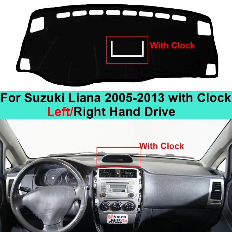 DashMat per cruscotto interno auto antiscivolo per Suzuki Liana 2005 - 2013 tappeto tappeto cuscino parasole protezione 2006 2007