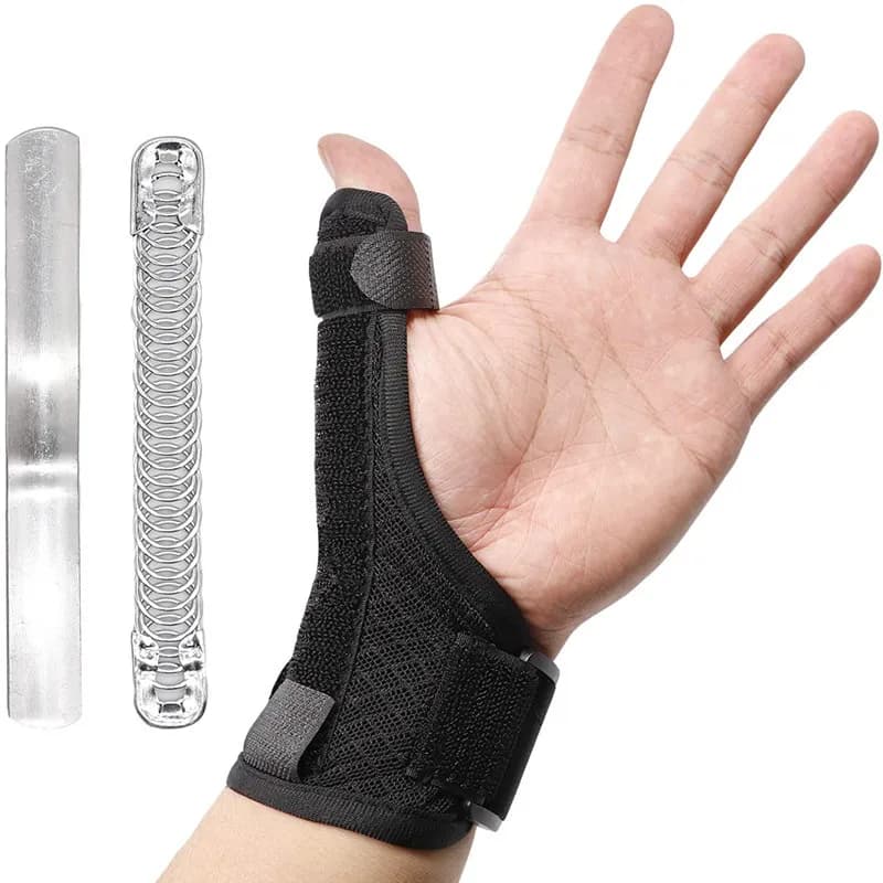 1 pz stecca tutore per pollice tutore per polso regolabile con supporto in alluminio tendinite distorsione tunnel carpale stabilizzatore per pollice